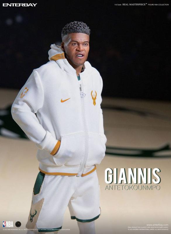 NBA Collection: Giannis Antetokounmpo 1/6 Real Masterpiece Action Figure - Enterbay