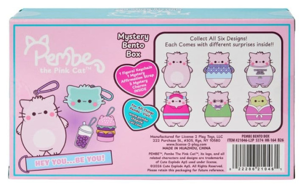 Pembe Keyrings Blind Box Bento Box Display 8 cm (8) 4