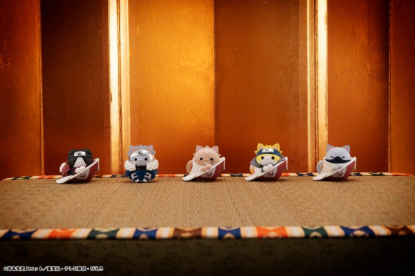 Naruto Shippuden Mega Cat Project Nyaruto! Mini Figures The bond between master and disciple ver. Bl 10