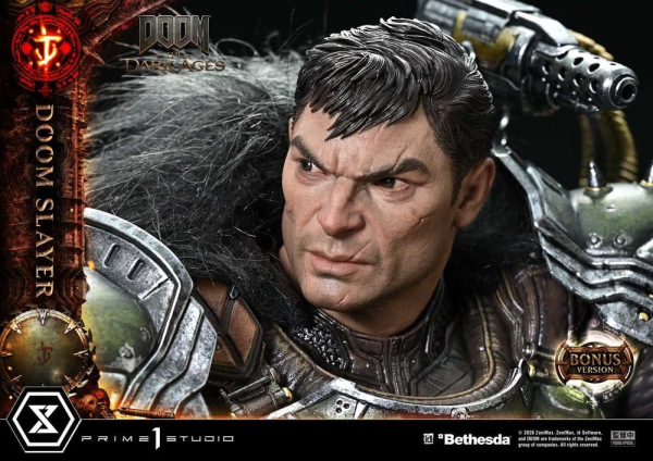 DOOM: The Dark Ages Ultimate Premium Masterline Series Statue 1/4 DOOM Slayer DX Bonus Version 77 cm 6