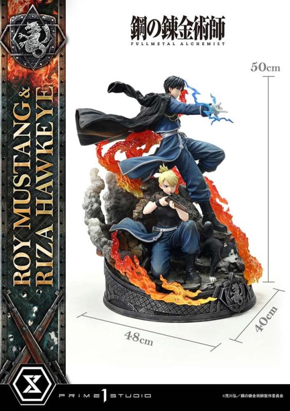 Fullmetal Alchemist Concept Masterline Statue 1/6 Roy Mustang & Riza Hawkeye Regular Version 50 cm 2