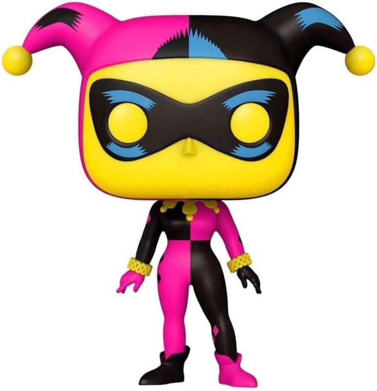 DC Comics Series POP! Heroes Vinyl Harley Quinn(Black Light) 9 cm