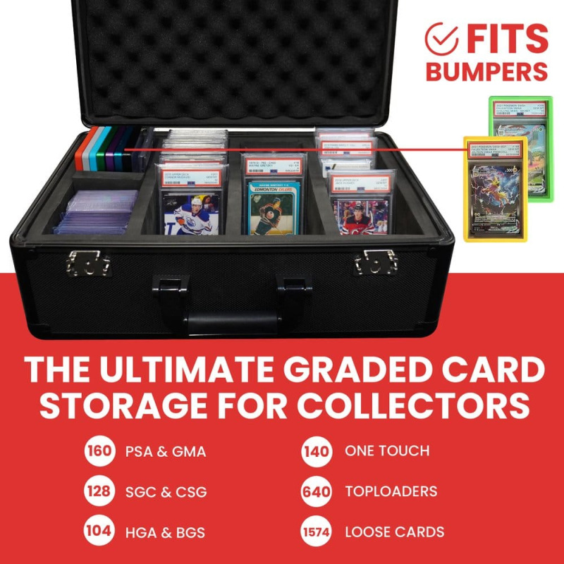 Evoretro Trading Card Storage Box for 120 Cards XL Gray 1