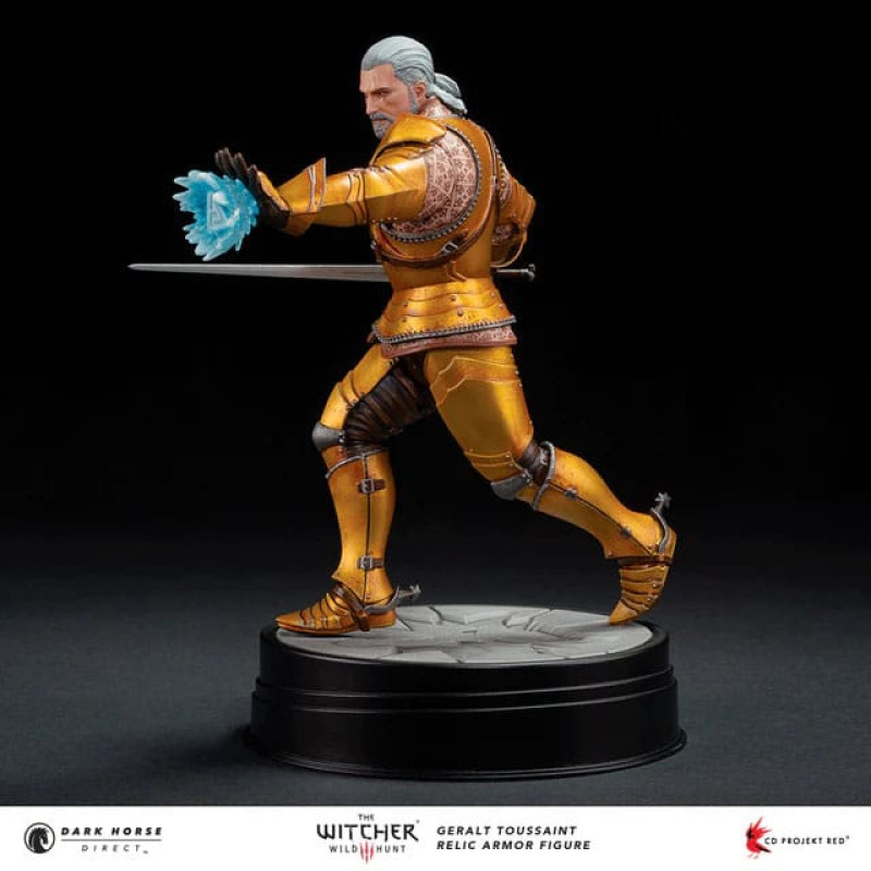 The Witcher 3 PVC Statue Geralt Toussaint Relic Armor 20 cm 8