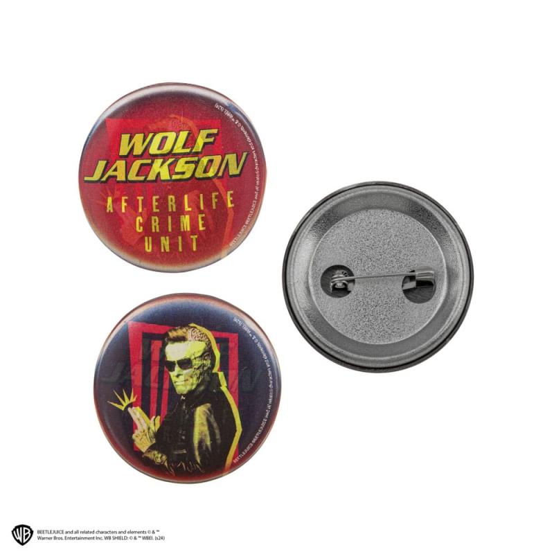 Beetlejuice Pin Badges 6-Pack