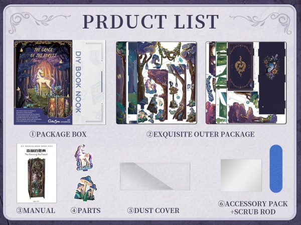 Book Nook The Grace of Forest 22 x 8 cm 9