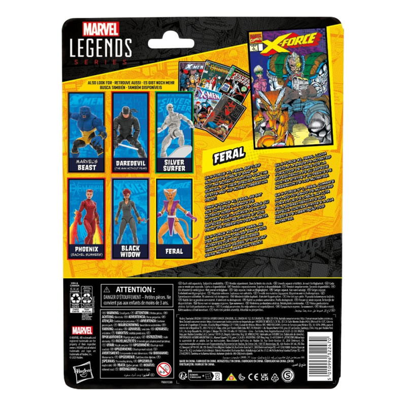 X-Force Marvel Legends Action Figure Feral 15 cm 1