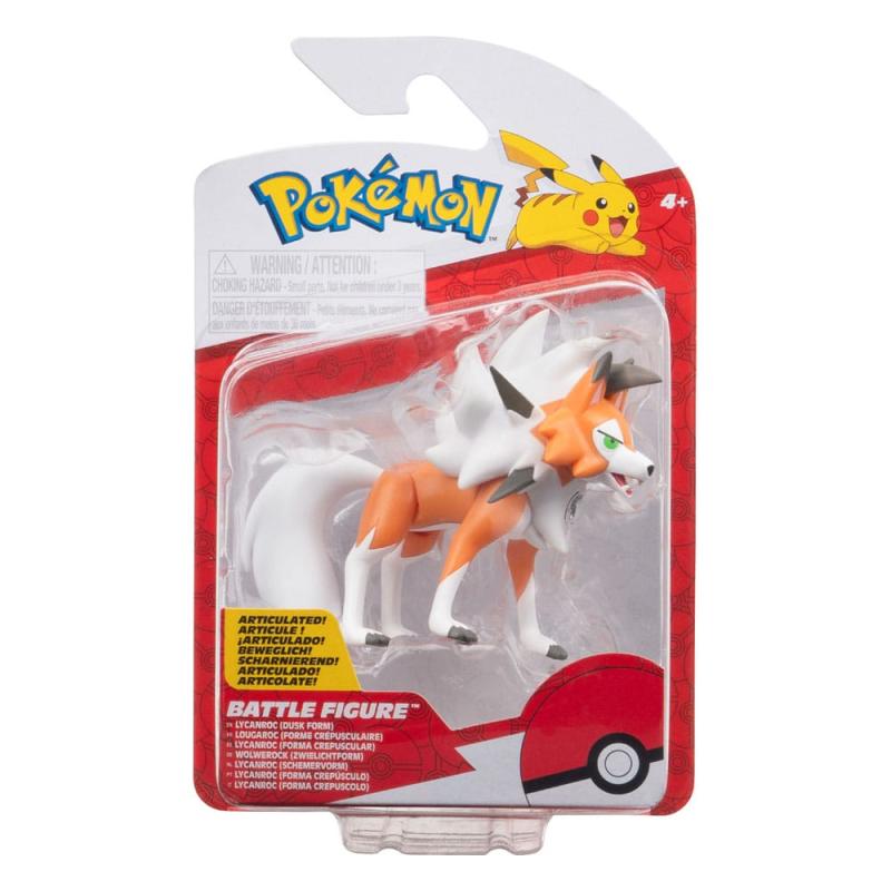 Pokémon Battle Figure Lycanroc Dusk Form 5 cm