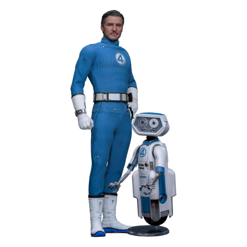 The Fantastic Four: First Steps Movie Masterpiece Action Figure 2-Pack 1/6 Mister Fantastic & H.E.R.