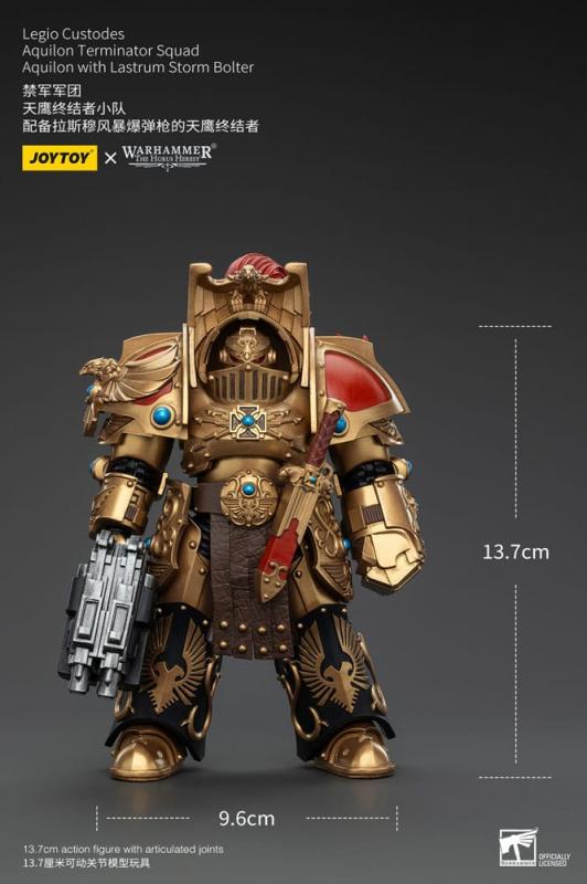 Warhammer The Horus Heresy Action Figure 1/18 Legio Custodes Aquilon Terminator Squad Aquilon with L 7