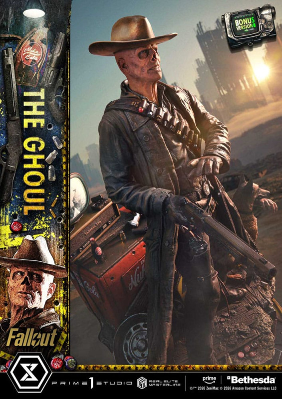 Fallout (TV Series) Real Elite Masterline Series Statue 1/4 The Ghoul DX Bonus Version 64 cm 11