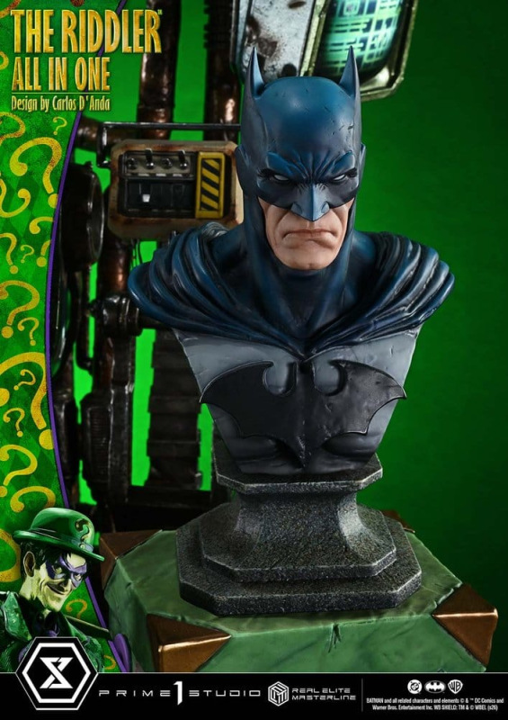 DC Comics Real Elite Masterline Series Statue 1/3 The Riddler All In One (Design by Carlos D'Anda) 7 14