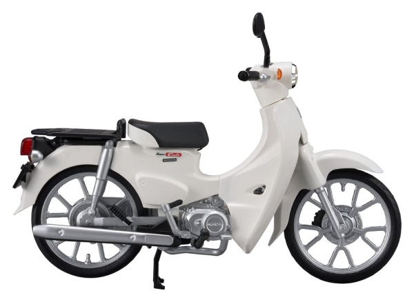 Honda Kaitanics Plastic Model Kit Super Cub 110 Classical White 1