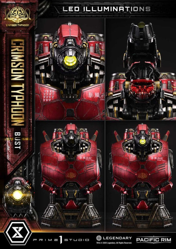 Pacific Rim Life Size Bust 1/1 Crimson Typhoon Deluxe Version 103 cm 13