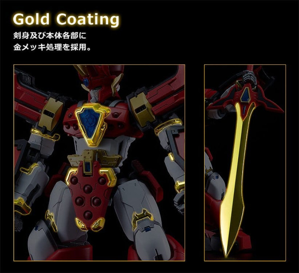 Mado King Granzort Moderoid King's Style Plastic Model Kit Granzort Gold Edition 19 cm 2
