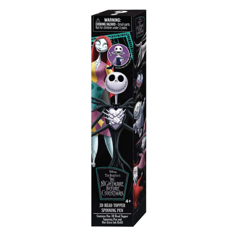 Nightmare before Christmas pen 3D Head Topper Spinning Pen 2