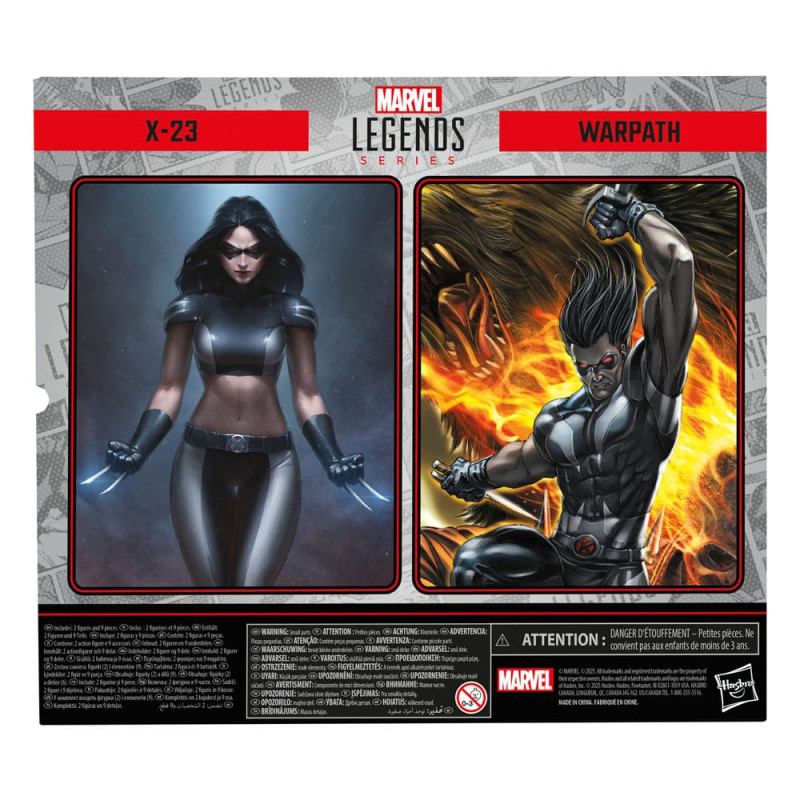 X-Force Marvel Legends Action Figure 2-Pack X-23 & Warpath 15 cm 1