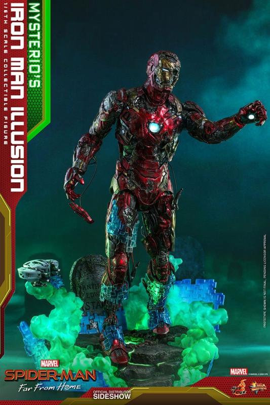 Spider-Man Far From Home: Mysterio's Iron Man Illusion MMS - Figure 1/6 - Hot Toys