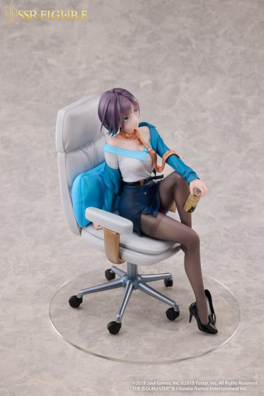 Idolmaster Shiny Colors x Mahjong Soul SSR PVC Statue 1/7 Asakura Tooru Leisurely Grace Ver. 21 cm 13