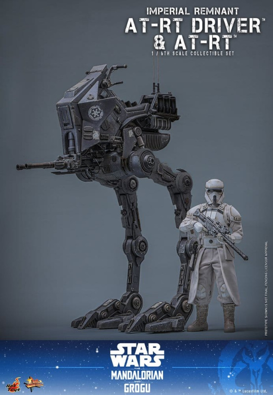Star Wars: The Mandalorian & Grogu Movie Masterpiece Action Figure Set 1/6 Imperial Remnant AT-RT Dr 8