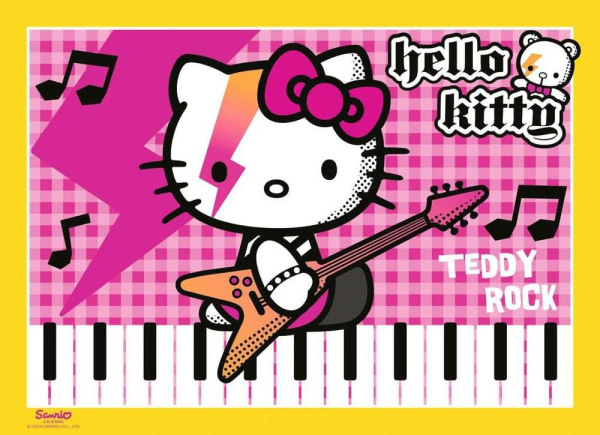 Hello Kitty Puzzle 4-Pack Let's Go, Hello Kitty! (4x100 Pieces) 2