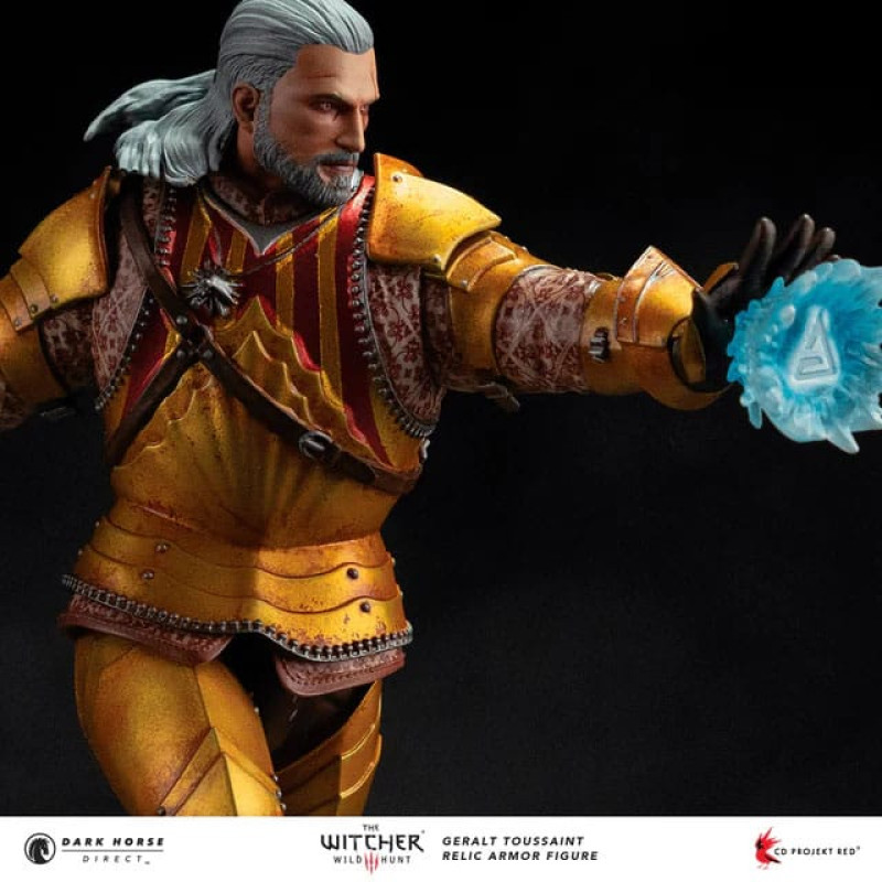 The Witcher 3 PVC Statue Geralt Toussaint Relic Armor 20 cm 6
