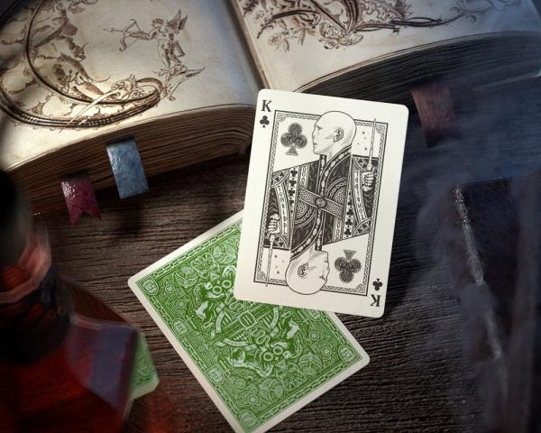 Harry Potter Playing Cards Green Version