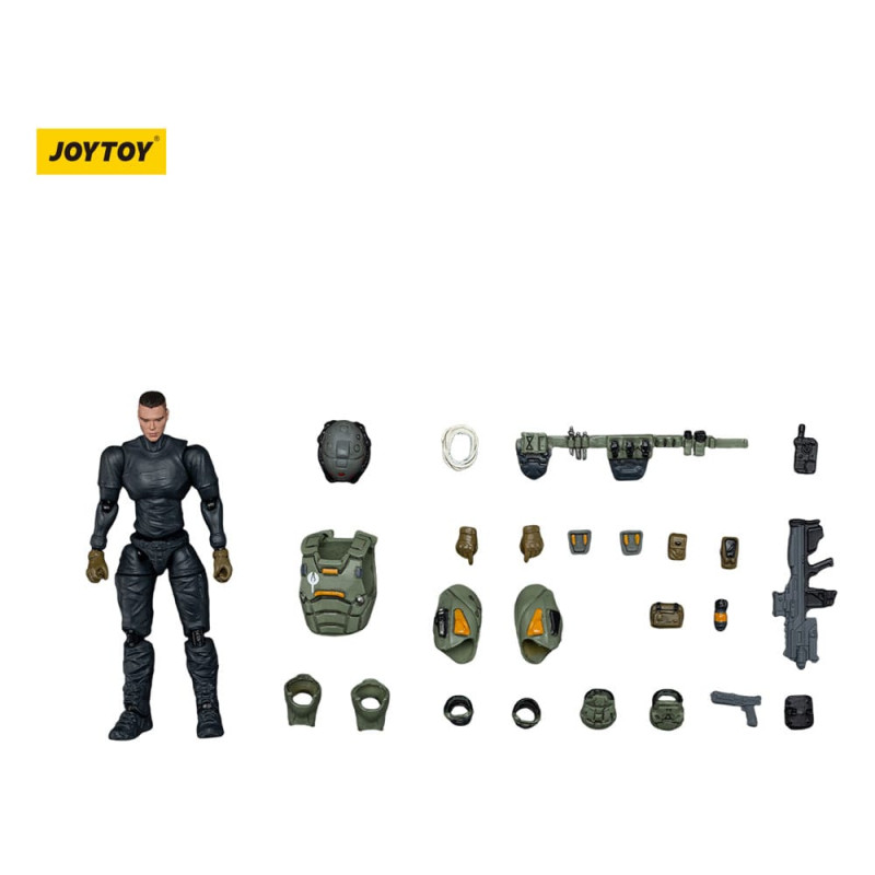 APOC Series Dark Source Action Figur Storm Tempestus Fire Support Mecha Pilot 8 cm 3