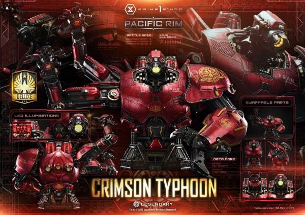 Pacific Rim Life Size Bust 1/1 Crimson Typhoon Deluxe Version 103 cm 12