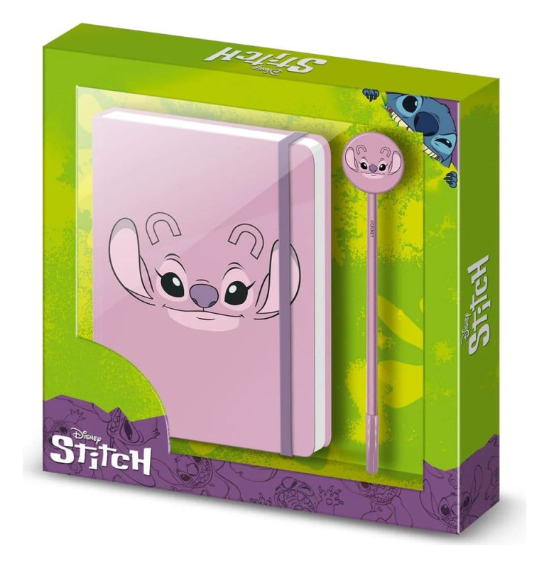 Lilo & Stitch Diary Gift Box Angel Face Pink