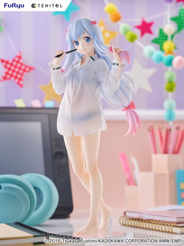 Eromanga Sensei Tenitol Tall PVC Statue Sagiri Izumi Shirts Ver. 30 cm 8