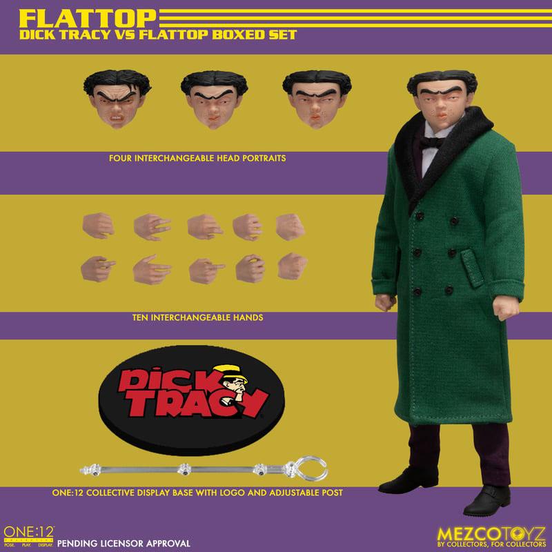 Dick Tracy Action Figures 1/12 Dick Tracy vs Flattop Box Set 17 cm