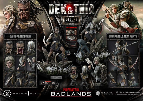 Predator Real Elite Masterline Statue 1/3 Badlands Dek & Thia Deluxe Version 87 cm 8