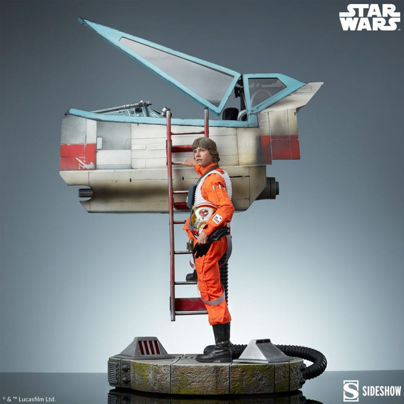 Star Wars Premium Format Statue Luke Skywalker & X-Wing: Red Five, Standing By 76 cm 3