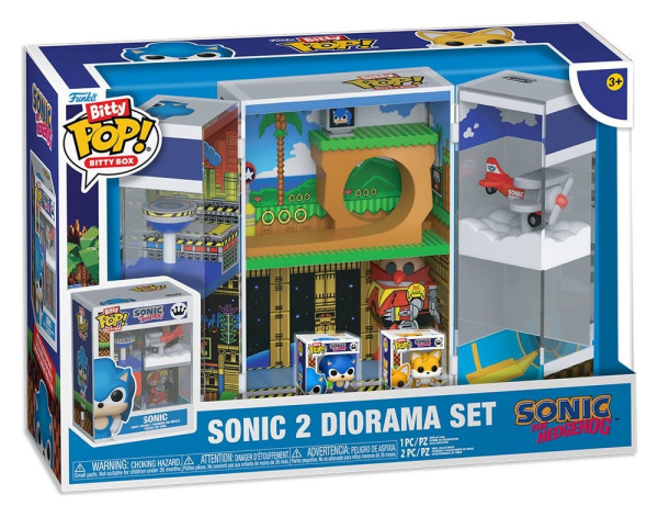 Sonic 2 Bitty POP! Boxes Vinyl Figure Diorama Set