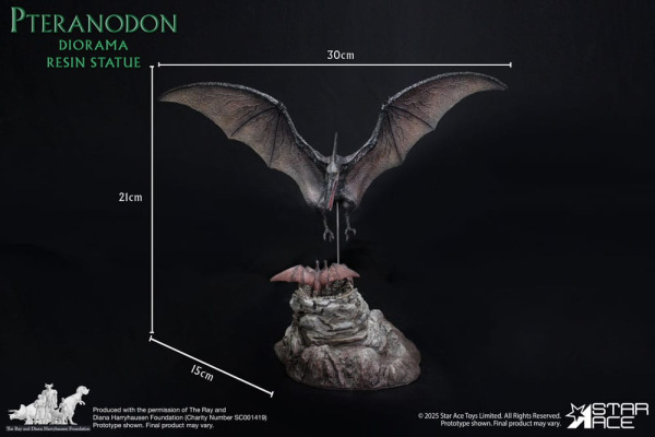 Ray Harryhausen Diorama 1/8 Pteranodon 22 cm