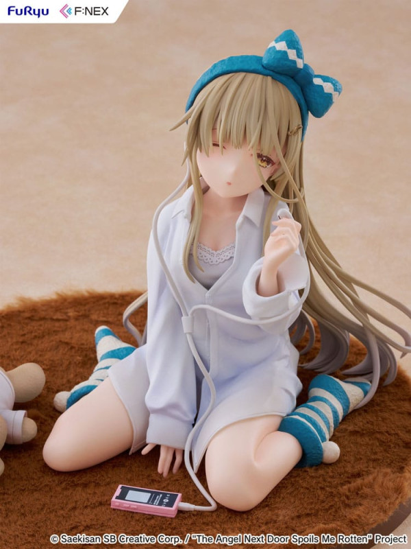 The Angel Next Door Spoils Me Rotten F:Nex PVC Statue 1/7 Mahiru Shiina Relax Ver. 14 cm 8
