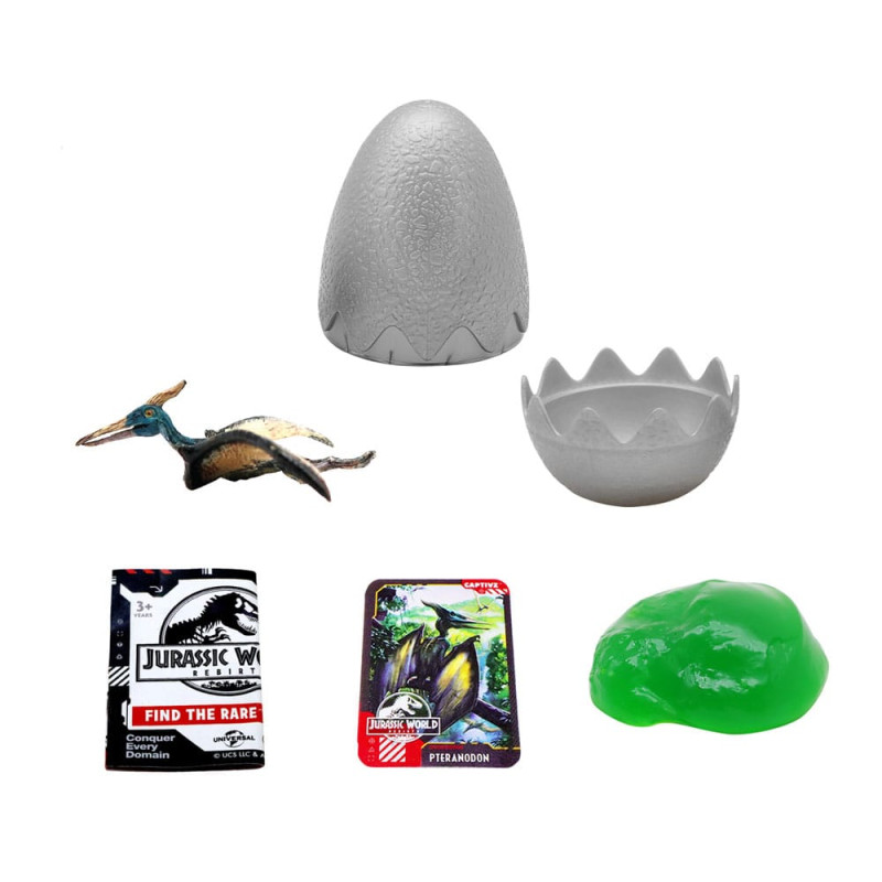 Jurassic World Rebirth Pop N Lock Breach Blind Box Captivz Build n Battle Dinos Display (12) 11
