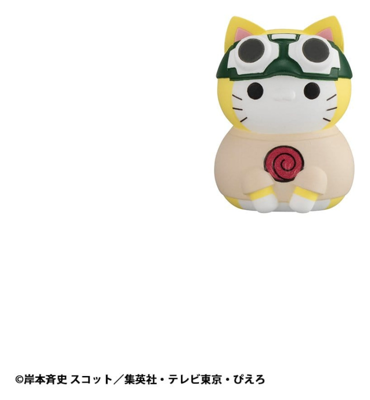 Naruto Shippuden Mega Cat Project Nyaruto! Mini Figures The bond between master and disciple ver. Bl 8