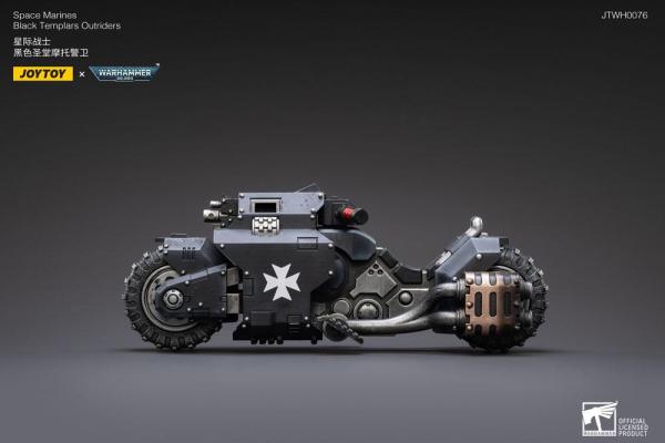 Warhammer 40k Vehicle 1/18 Black Templars Outrider Bike 22 cm 1