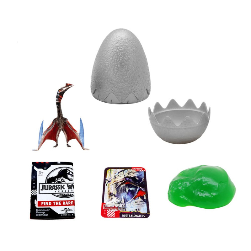 Jurassic World Rebirth Pop N Lock Breach Blind Box Captivz Build n Battle Dinos Display (12) 12