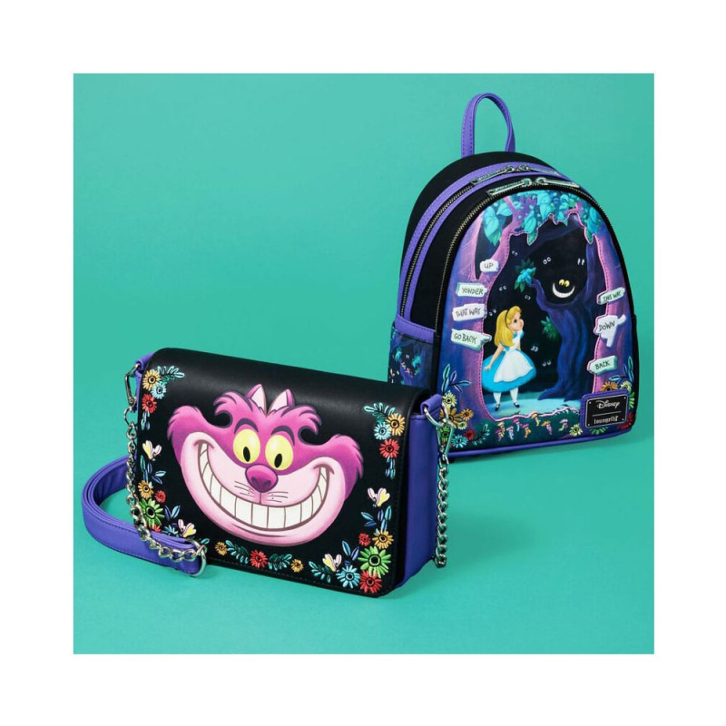 Disney by Loungefly Crossbody Alice in Wonderland Cheshire Cat 4