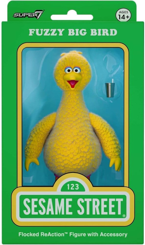 Sesame Street ReAction Action Figure Big Bird (Flocked) 2