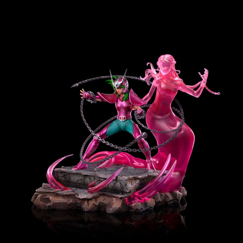 Saint Seiya Deluxe Art Scale Statue 1/10 Andromeda Shun 23 cm 4