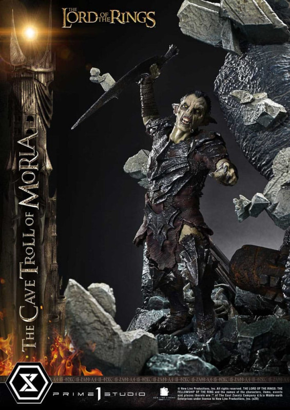 The Lord of the Rings Premium Masterline Series Statue 1/6 Cave Troll of Moria 91 cm 11