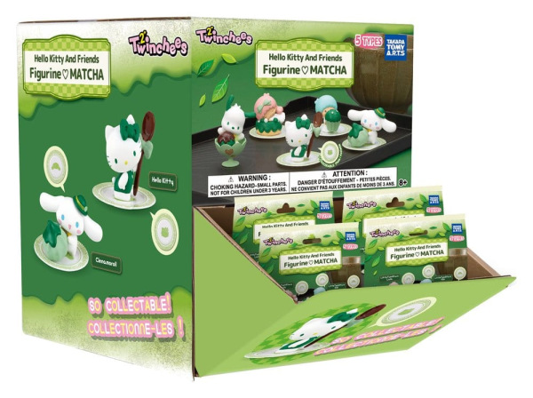 Sanrio Twinchees Mini Figures Hello Kitty & Friends I Love Matcha 5 cm Blind Pack Display (24) 6