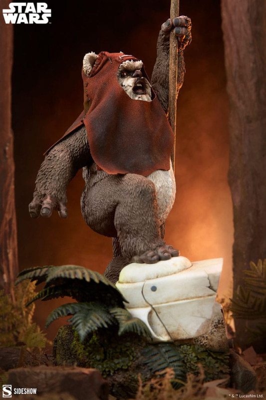 Star Wars: Episode VI - Return of the Jedi Premium Format Statue Wicket 46 cm 4