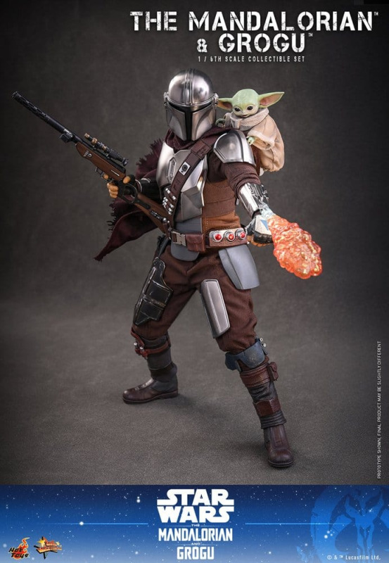 Star Wars: The Mandalorian & Grogu Movie Masterpiece Action Figure 1/6 The Mandalorian and Grogu 31 7