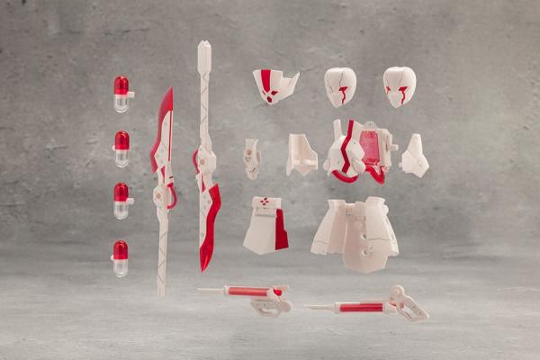 Unlimited Universe Megalomaria Model Kit Metamorphose Unit Exarmor White Nurse 16 cm 3