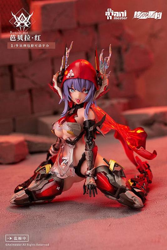 Original Character Plastic Model Kit Alloy Articulated Assemblable Model Thunderbolt-Barbera Red 21 11